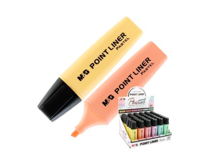 zvyraznovac m g point liner pastel mix barev