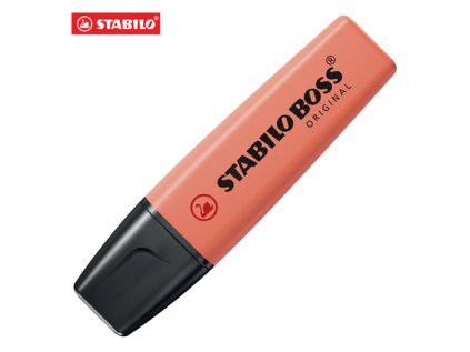 zvyraznovac stabilo boss original pastel mellow coral red