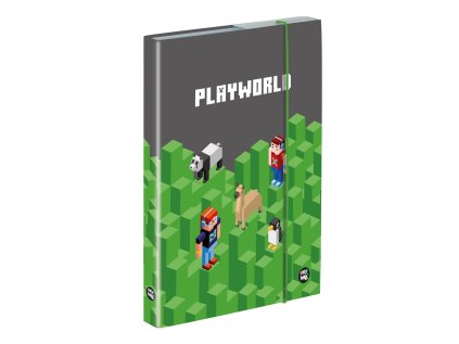 Karton P+P Box na sešity A5 Jumbo Playworld Minecraft 8-74224