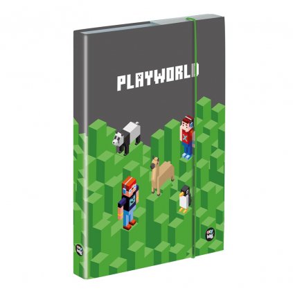 Karton P+P Box na sešity A5 Jumbo Playworld Minecraft 8-74224