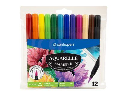 fixy centropen 8683 aquarelle sada 12 ks