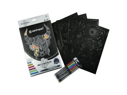 fixy centropen 9390 metallic set s omalovankami sada 6 4 ks