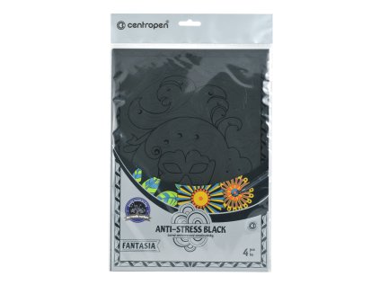 antistresove omalovanky centropen 9997 fantasia cerne
