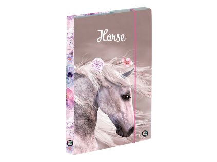 Karton P+P Box na sešity A4 Jumbo kůň koně romantic 5-71024