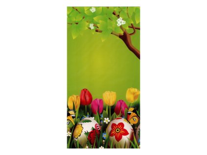 sacky velikonocni jaro 21x40 cm 1 ks