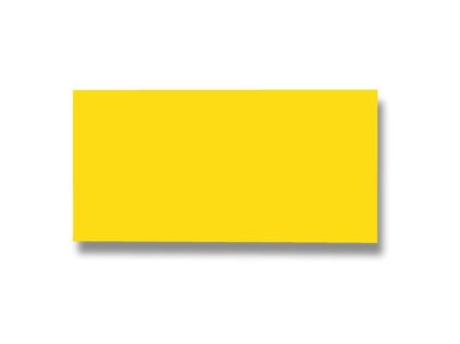 listov karta cf 106x213 mm zluta 210g 25 ks