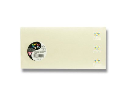 obalka cf dl perlet kremova samolep 120g 20ks