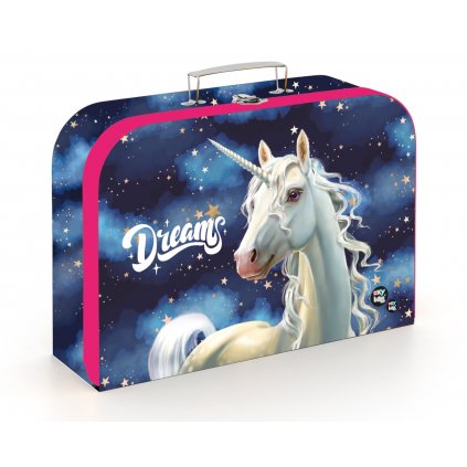 Kufřík kufr lamino 34 cm kůň Unicorn 1 Jednorožec 2024