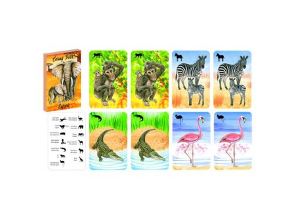 karty hraci cerny petr akim ctyrlistek safari