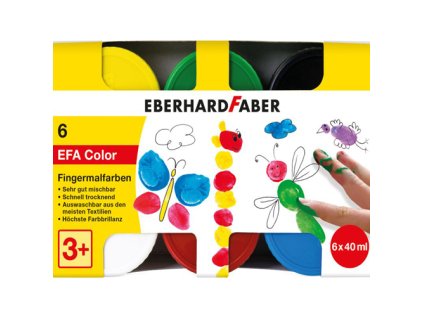 barvy prstove 40 ml sada 6 zakladnich barev