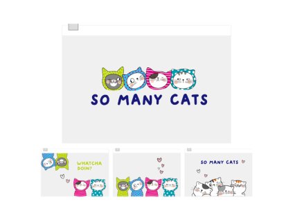 obal pvc uzaviratelny m g a5 so many cats mix 1ks