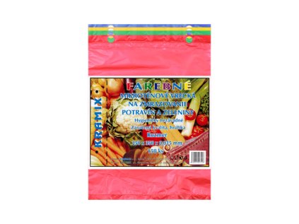 sacky mikrotenove 25 x 35 cm 15 mic barevne 150 ks