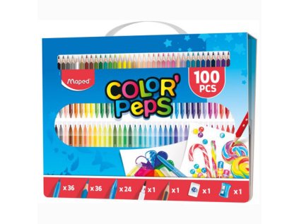 souprava maped color peps vytvarnych potreb sada 100 ks