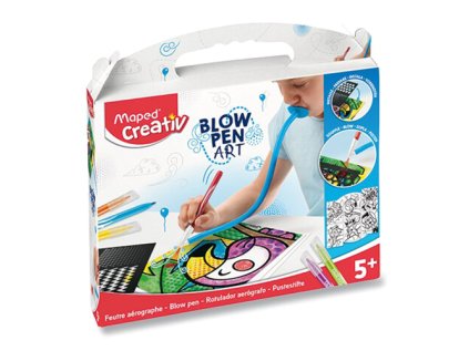 kreativni sada maped creativ blow pen art foukaci fixy sada 6 ks