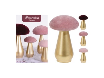 dekorace hrib 12 cm mix 1ks