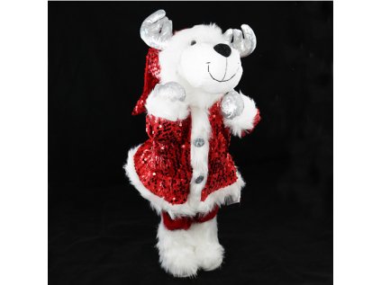 figurka sob 23x17x50 cm cervena 1ks