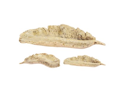 dekorace list zlaty 20 cm mix 1ks