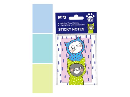 blok lep m g so many cats 50 x 77 mm 100 listu mix 1ks