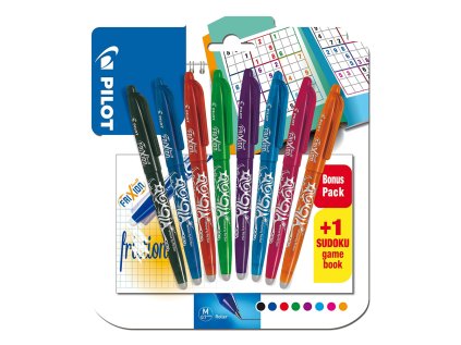 roller gelovy gumovaci pilot frixion ball 0 7 mm mix barev 8 ks sudoku