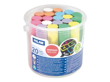 krida milan kulata barevna bezprasna maxi 6 ks bliester