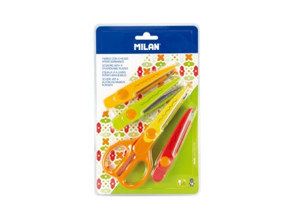 nuzky dekoracni milan s vymenitelnymi cepelemi sada 4 ks