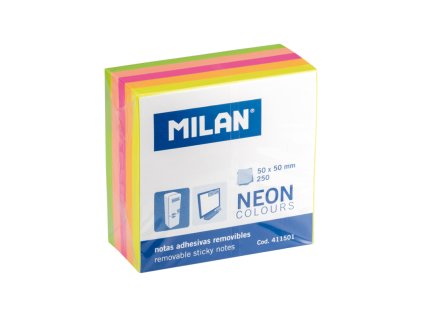 blok lep milan fluo colours neon 50 x 50 mm 250 l