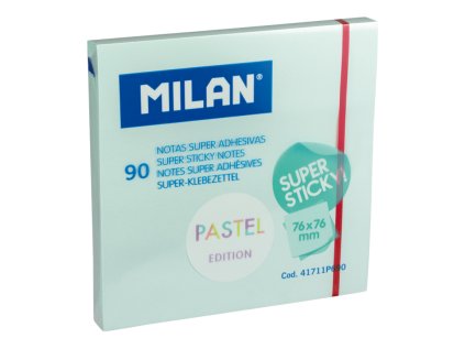 blok lep milan pastel 76 x 76 mm 90 l modre
