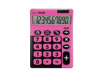 kalkulacka milan duo 10 mistni ruzova blistr