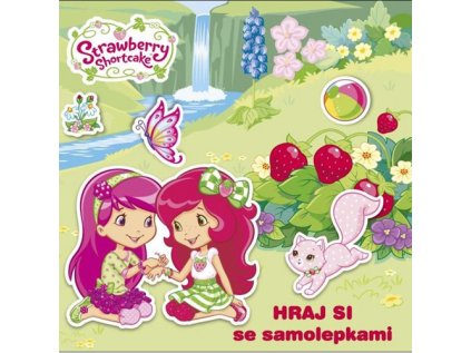 kreativni sesit akim hraj se samolepkami strawberry shortcake