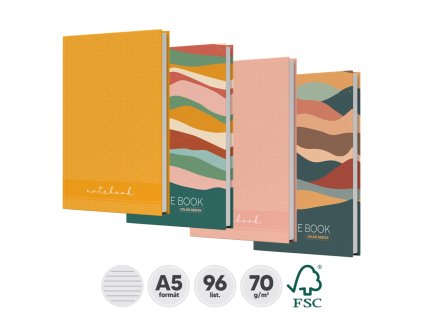 kniha zaznamova a5 linkovana 96 listova b