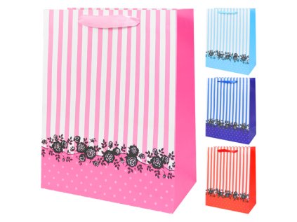 darkova taska ruze s pasky 31x12x42 cm mix cena 1ks