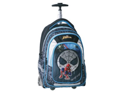 skolni batoh na koleckach trolley spider man w g