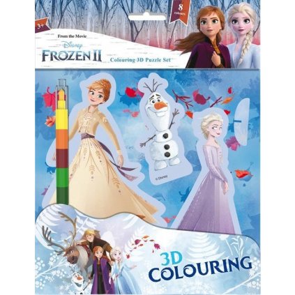 Omalovánky 3D postavy Ledové království 2 Frozen