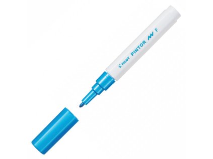 pintor po fine akrylovy popisovac metalicka modra