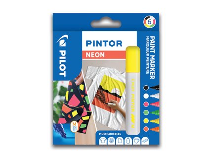 dekoracni popisovac pilot pintor neon sada 6 ks hrot m