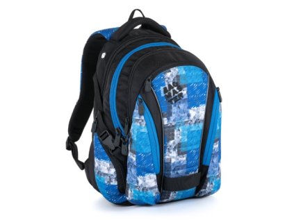 skolni batoh bagmaster bag 21 a blue black
