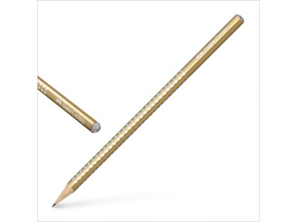 ceruzka faber castell sparkle b pearl gold