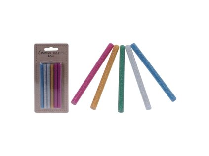 lepici tycinky do pistole glitter 7x100mm 12 ks