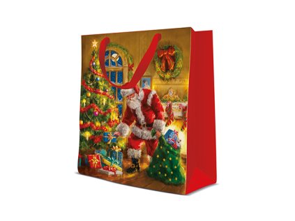 darkova taska paw santa is here medium 20x25x10 cm