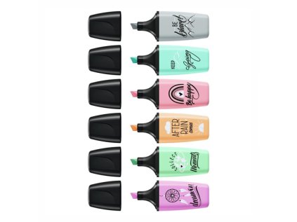 zvyraznovac stabilo boss mini pastellove 2 0 6 ks baleni se 6 ruznymi barvami