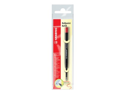 nahradni napln stabilo ballpoint refill cervena