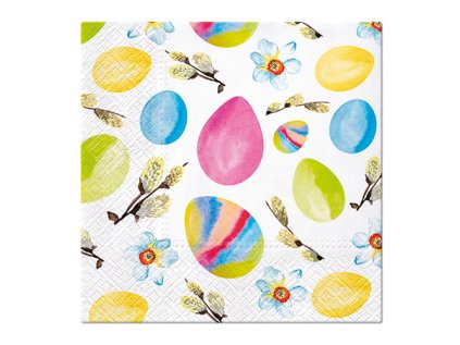 ubrousky paw l 33x33cm daffodills easter