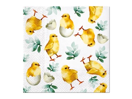 ubrousky paw l 33x33cm chicken in eggs