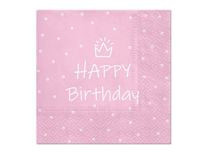 obrusky paw l 33x33cm special day light pink