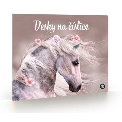 Desky na čísla číslice Koně Kůň romantic 3-93924