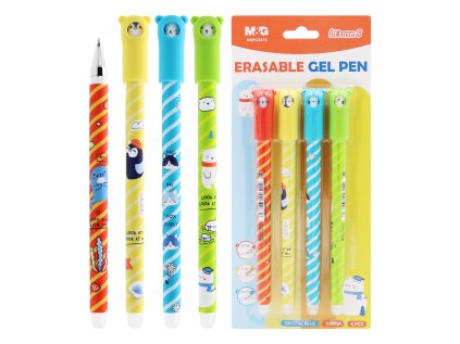 pero gelove gumovaci m g ierase s arctic adventure 0 5 mm sada 4 ks modra napln