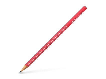 ceruzka faber castell sparkle b candy cane red