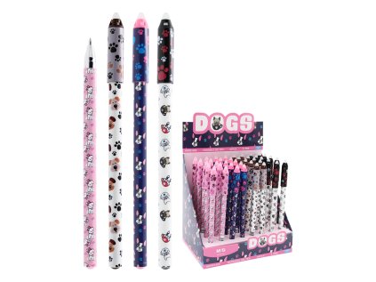 pero gelove gumovaci m g ierase cats dogs 0 7 mm modra napln