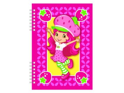 psaci sada blok a5 s krouzkovou vazbou kulickove pero strawberry