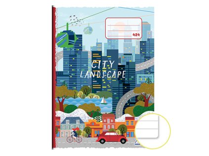 sesit a4 20 listovy linkovany 424 city landscape